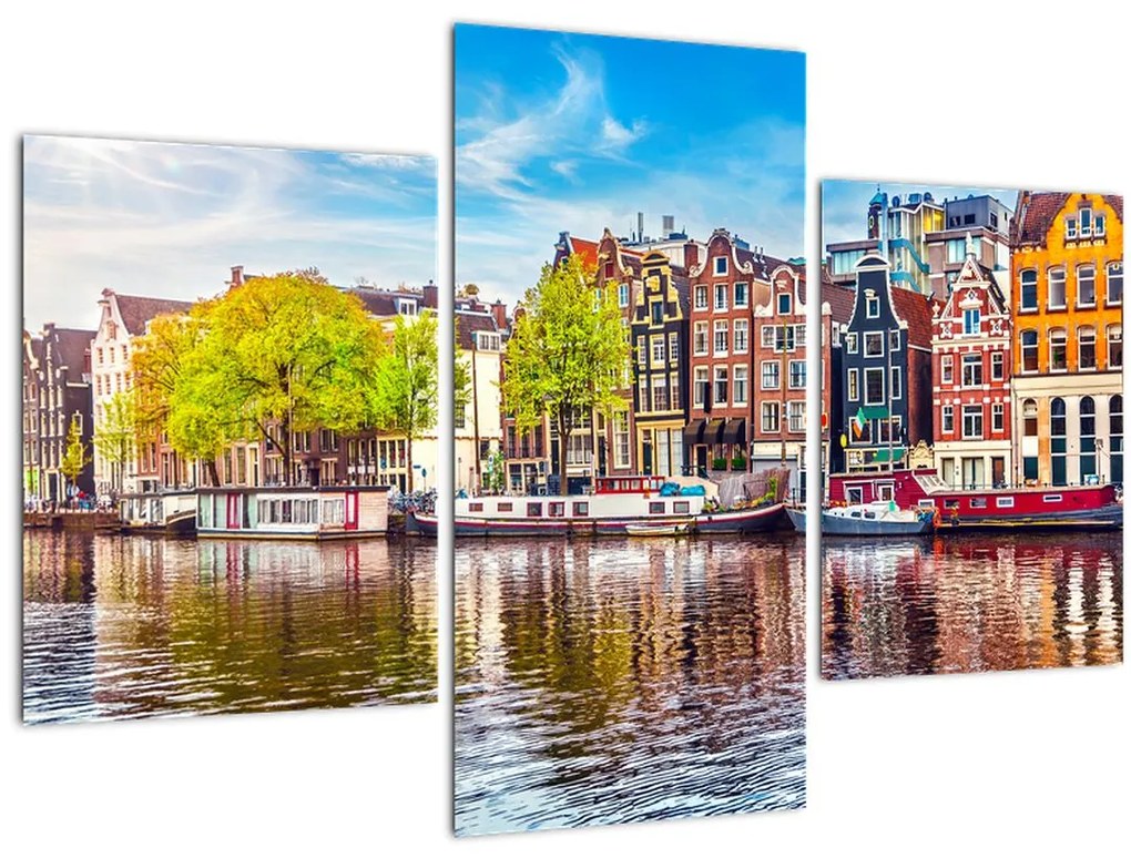 Tablou - Case dansatoare, Amsterdam (90x60 cm)