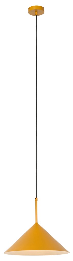 Lampă pendantă de design galbenă - Triangolo