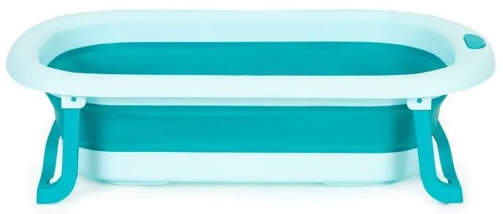 Cada pentru copii cu scurgere pliabilă verde