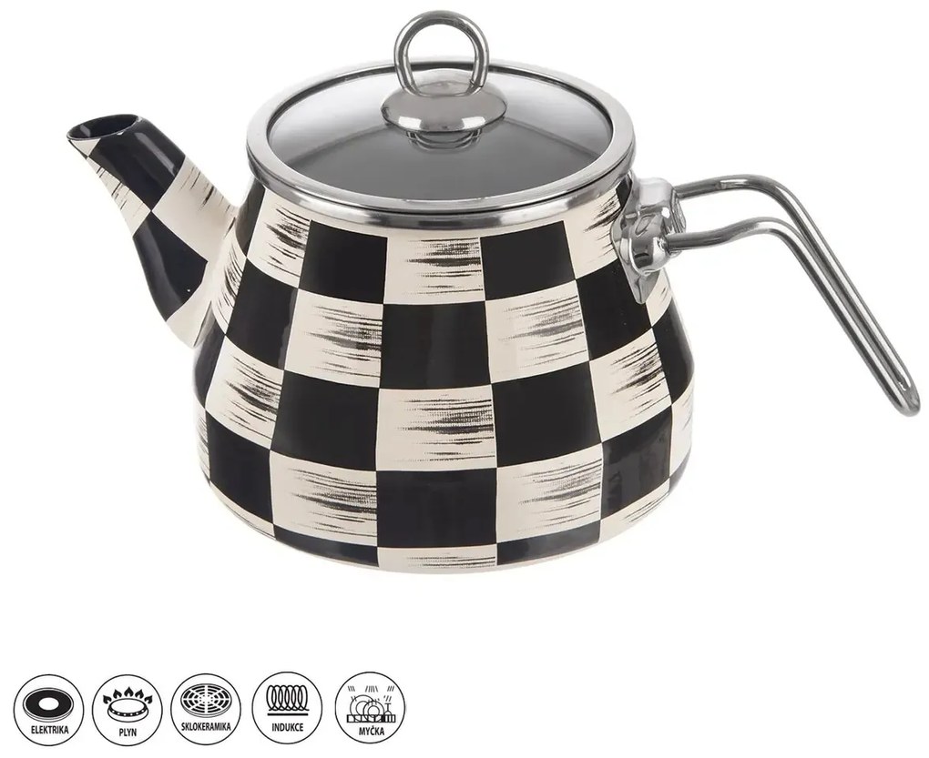 Orion Ceainic smaltat Șah Lem, 2 l