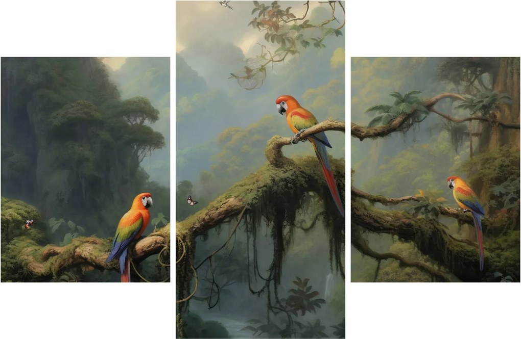 Tablou - Pădure tropicală (90x60 cm)