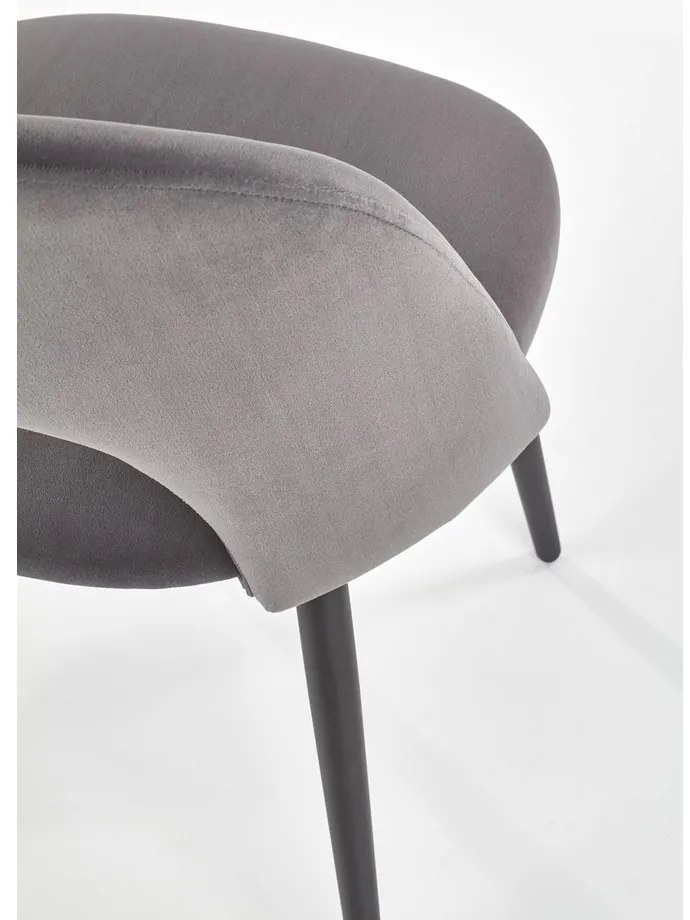 Scaun de bucaterie Gema, gri/negru