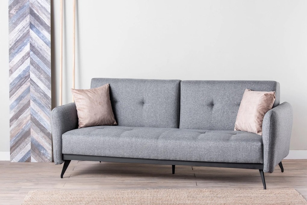 Canapea extensibilă Ron Sofabed - Grey GR111