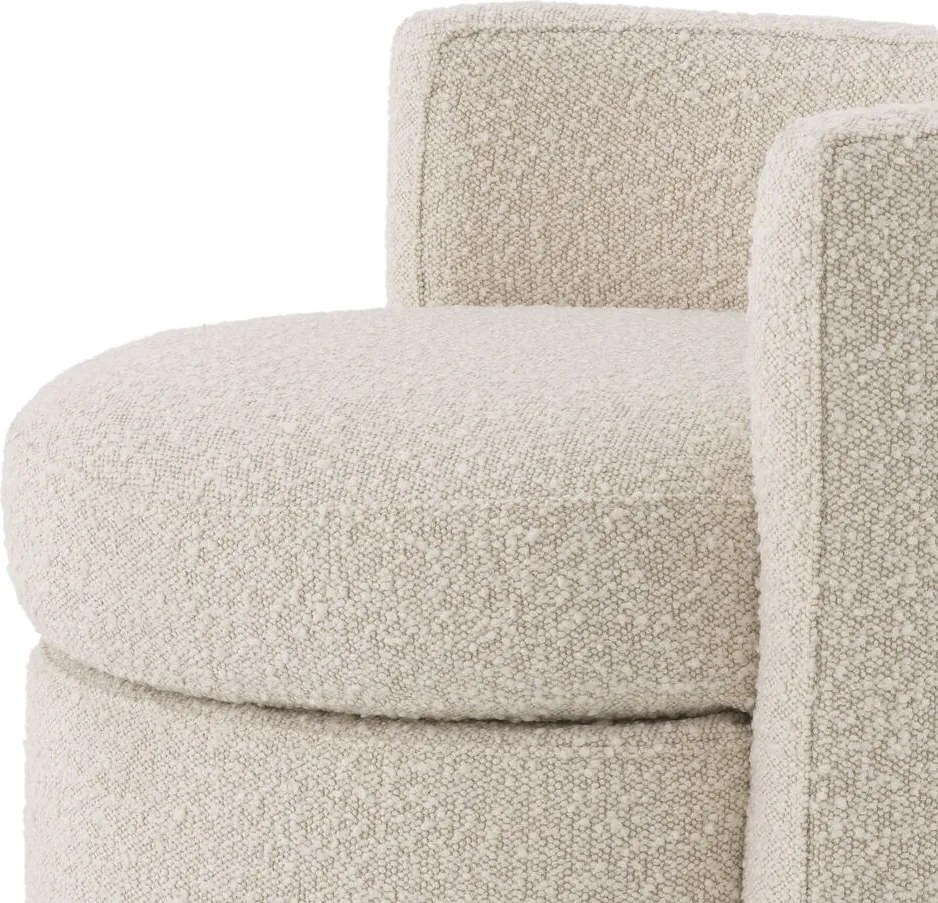 Fotoliu design LUX Arcadia, boucle crem 115224 HZ