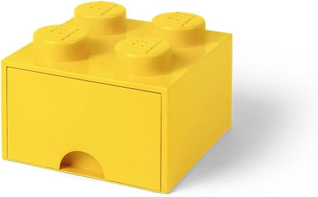 Cutie depozitare cu sertar LEGO®, galben