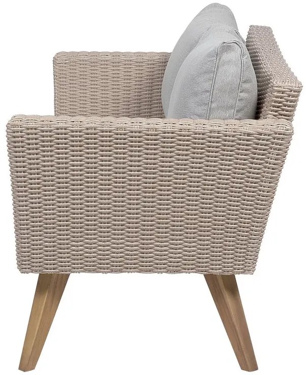 Set canapele pentru grădină Victoria (maro). 1011704