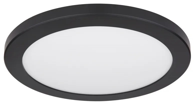 Plafoniera LED design modern, diametru 29,8cm, LASSE negru 12379-24B GL