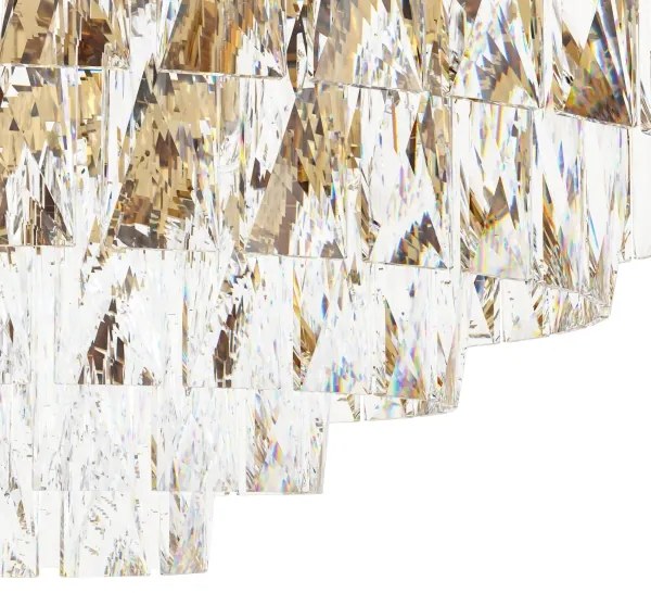 Plafonieră VALPARAISO 8xE14/40W/230V aurie Eglo 39457