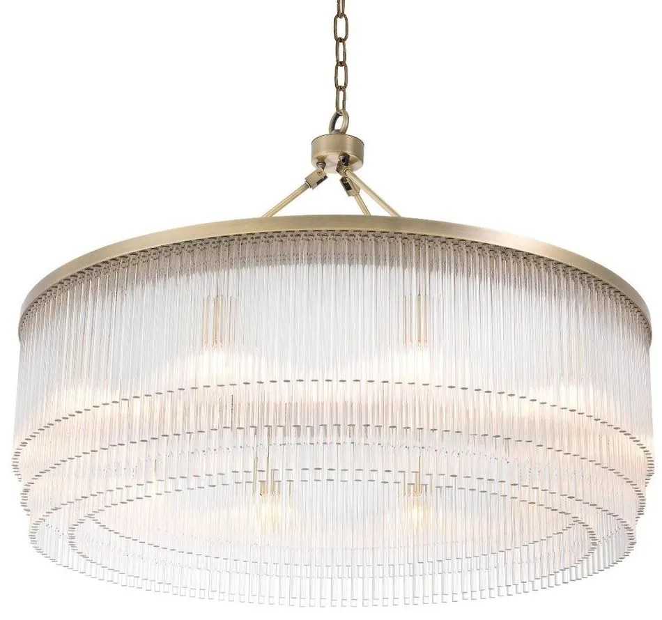 Lustra suspendata design elegant Hector L, metal finisaj alama 114378 HZ