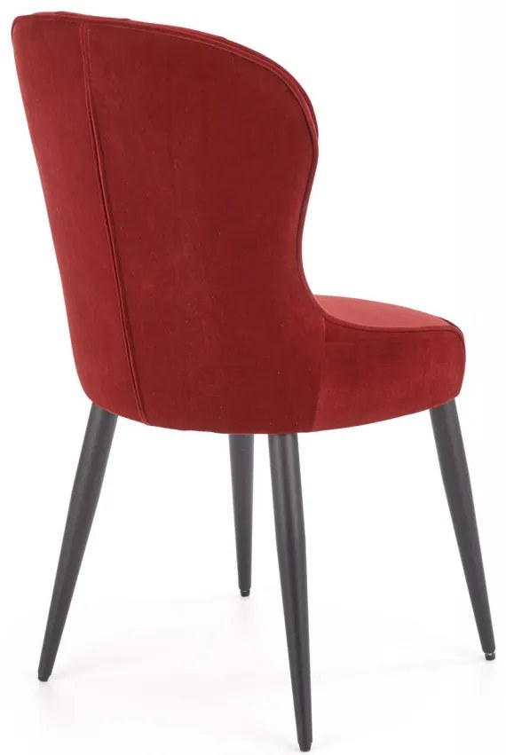 Scaun K366 velvet bordo