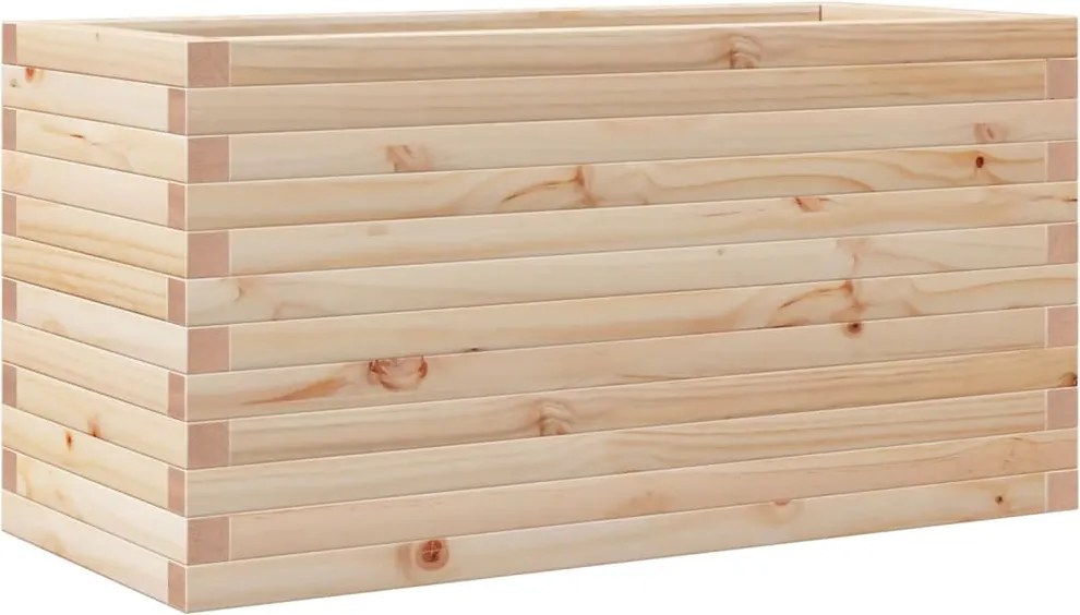 vidaXL Jardinieră de grădină, 90x40x46 cm, lemn masiv de pin