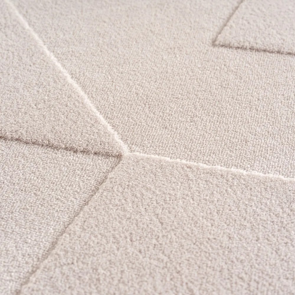 Covor crem lavabil 80x150 cm Pompei 1613 – Ayyildiz Carpets