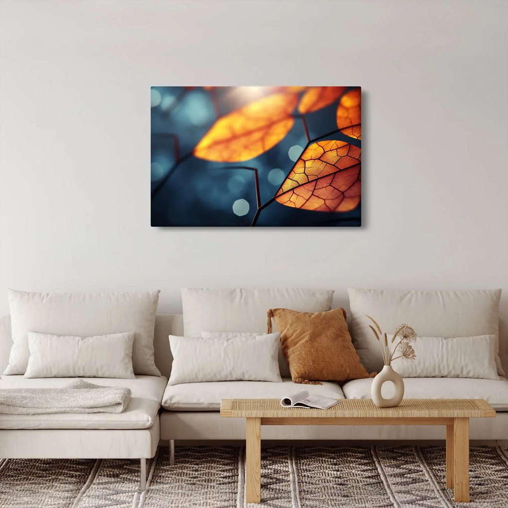 Tablou - Textura frunzelor (90x60 cm)