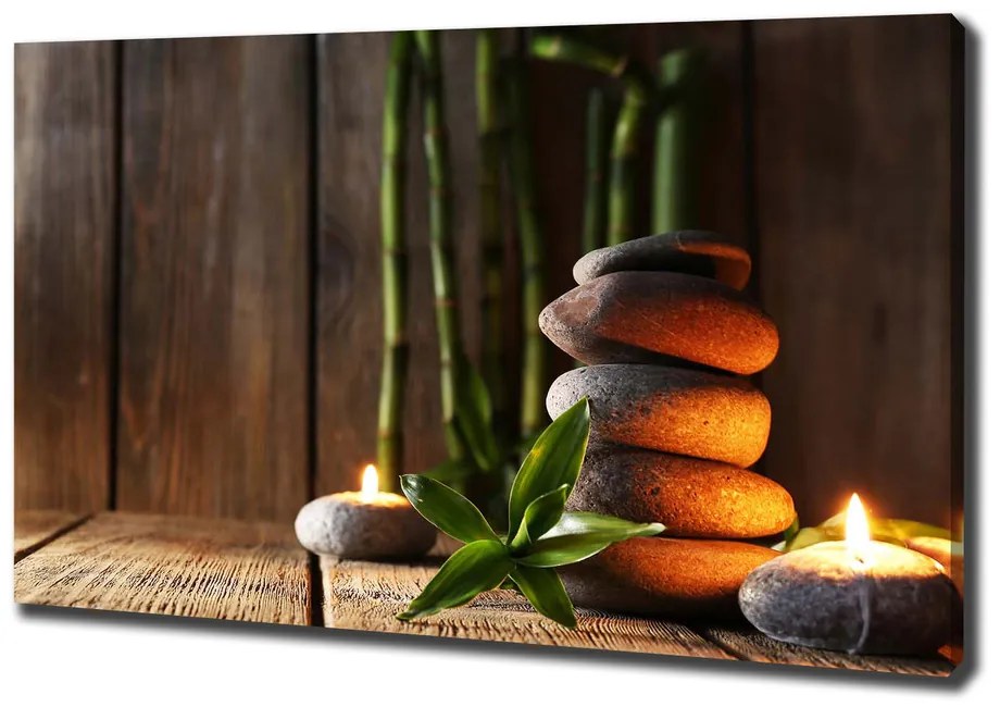 Print pe canvas Pietre zen bambus