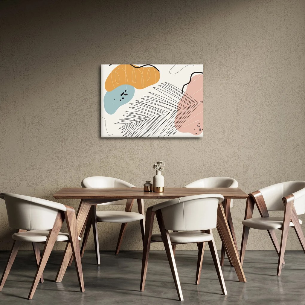 Tablou - Ilustrație de frunze (70x50 cm)
