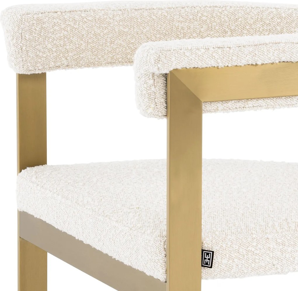 Scaun elegant design LUX Clubhouse, crem 113987 HZ