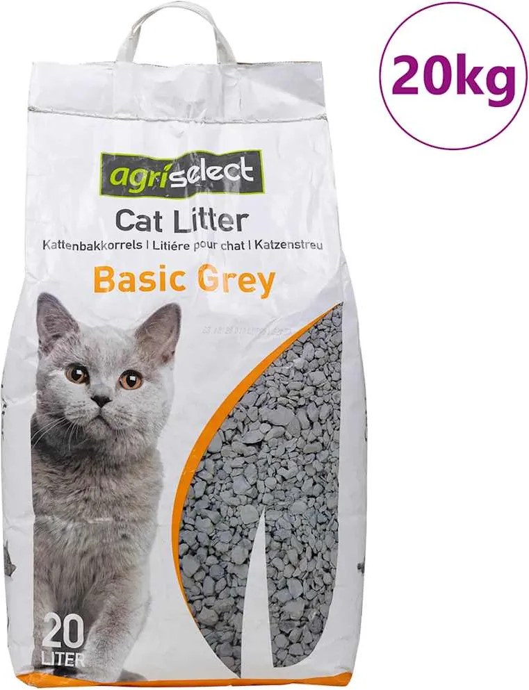 vidaXL Așternut pentru pisici pudră pentru copii parfumat Bentonit 20L