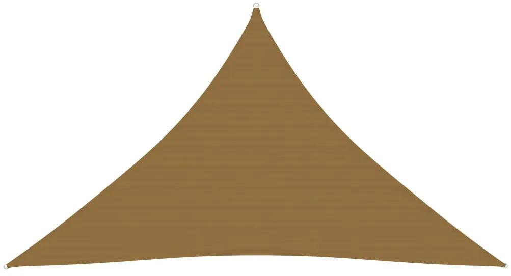 Panza parasolar, gri taupe, 3,5x3,5x4,9 m, HDPE, 160 g m  ²