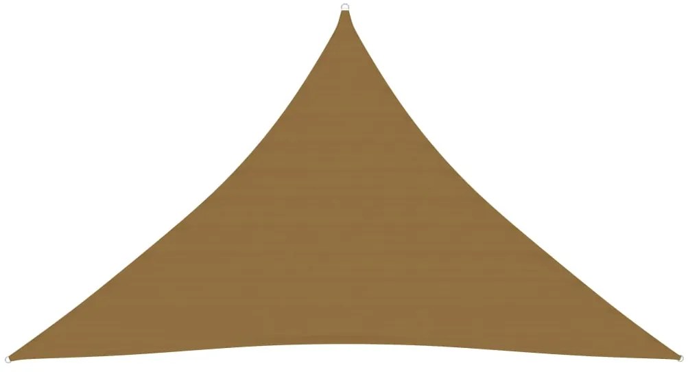 Panza parasolar, gri taupe, 3,5x3,5x4,9 m, HDPE, 160 g m   Gri taupe, 3.5 x 3.5 x 4.9 m