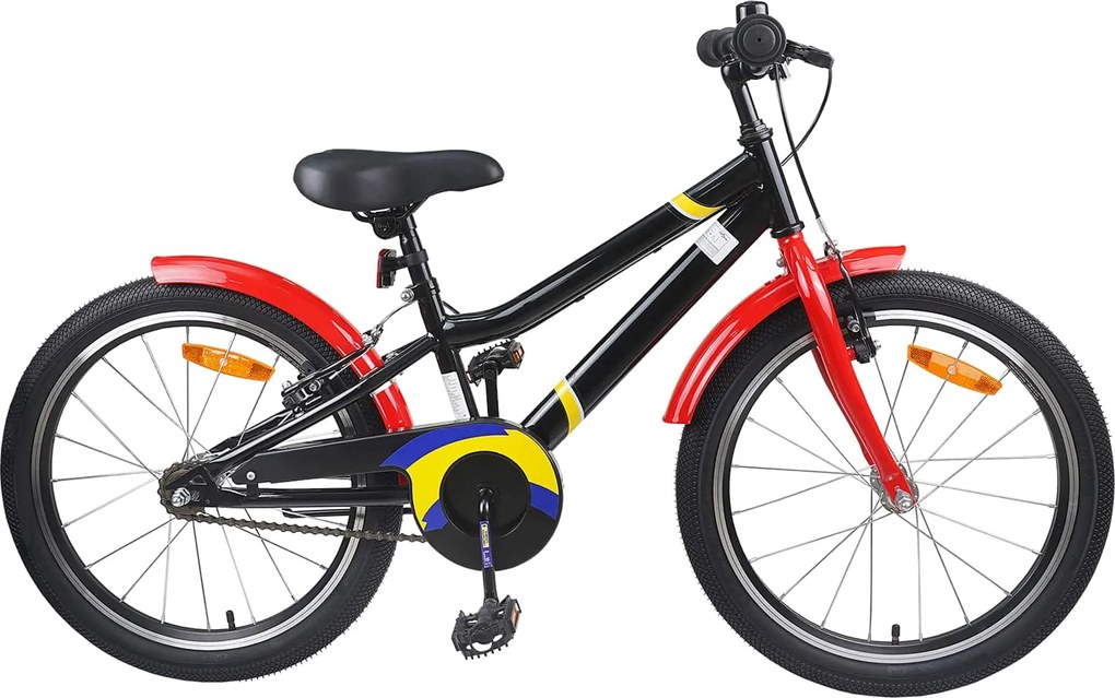 vidaXL Bicicletă pentru Copii 22 Inci pentru 7-12 ani Albastru Alb