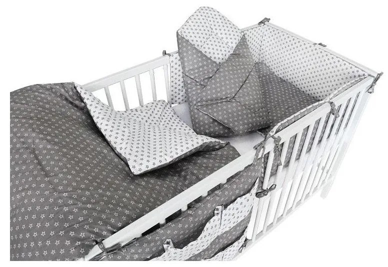 COSING - Set 10 piese Sleeplease pentru nou-născuți, gri/alb