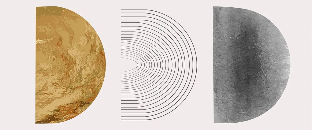 Tablou - Arcuri rustice N⁰3 (120x50 cm)