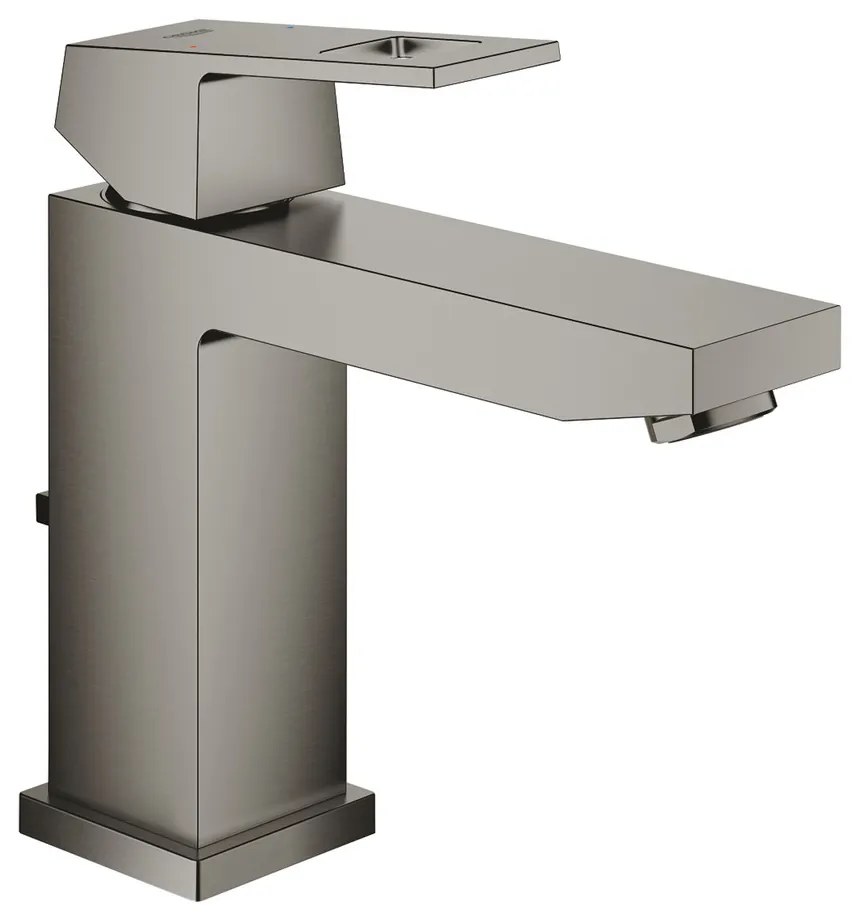 Baterie lavoar Grohe Eurocube M antracit periat Hard Graphite cu ventil Pop-Up