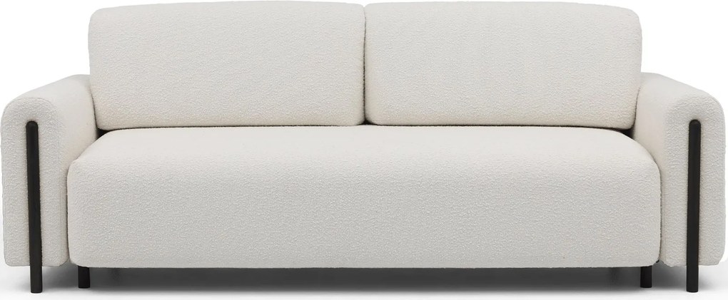 Canapea lemn masiv CosmoFlex Extensibila Material Jaffray 01 Baza Neagra