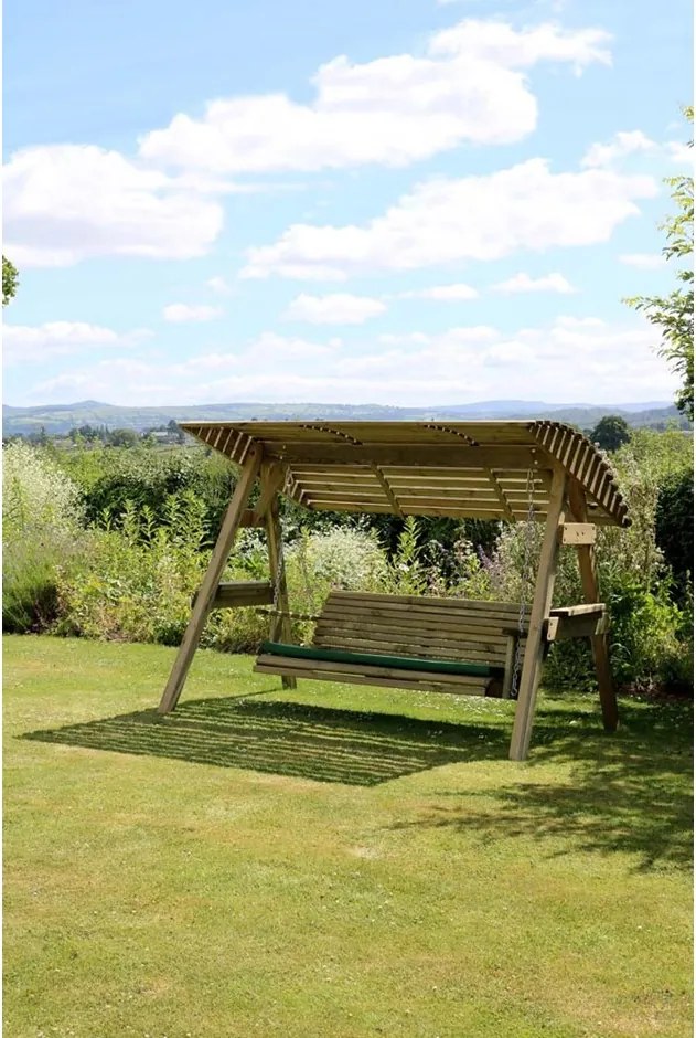 Balansoar din lemn 3 locuri GreenView