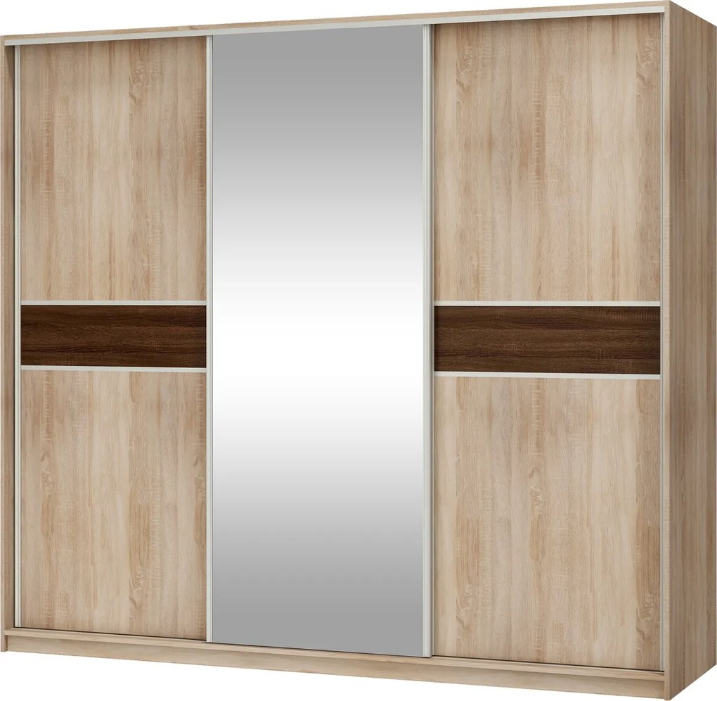 Dulap de haine Prestwood 240 C (cu oglindă). 746622