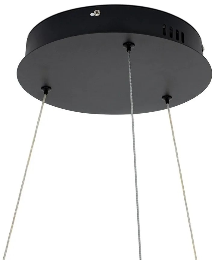 Lustra LED cu telecomanda Garden 90 negru