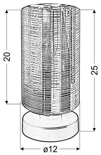 Lampă de masă COX 1xE27/60W/230V