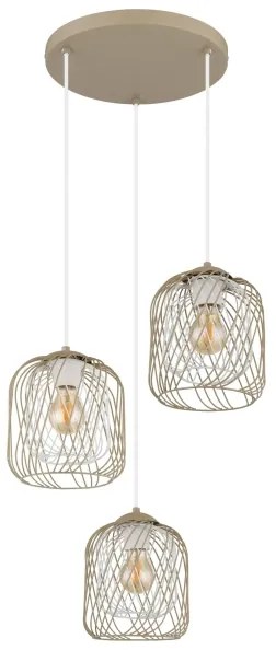 Globo 15965-3HR - Lustră suspendată pe cablu DICHTI, 3xE27/40W/230V