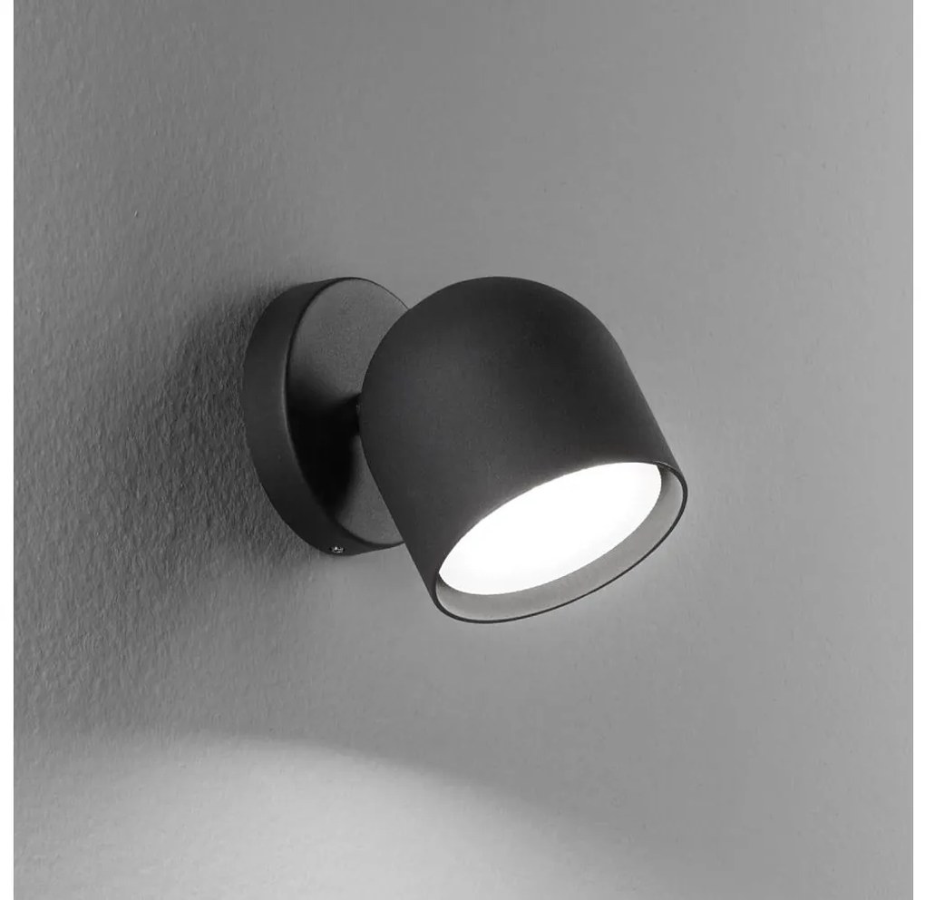 Spot LED de perete Ideal Lux DODO 1xGX53/9W/230V negru