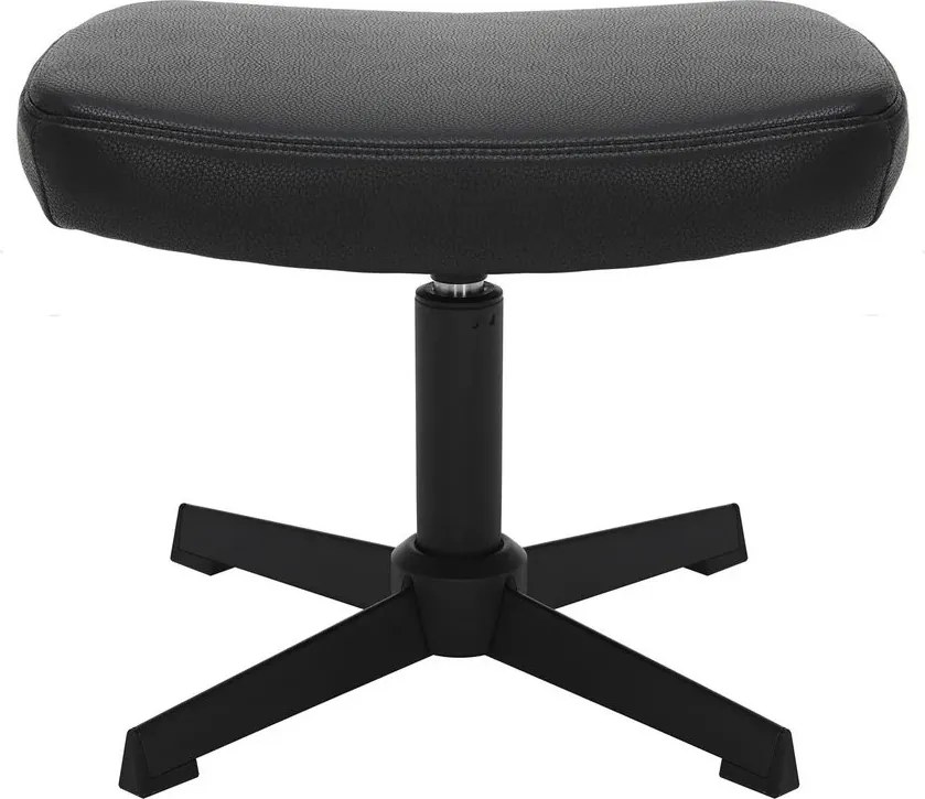 Taburetele/ Suport pentru picioare VOGUE piele sintetica neagra