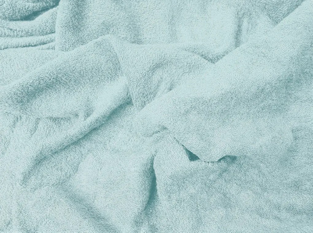 Cearsaf Frotir cu elastic 90x200 cm turcoaz