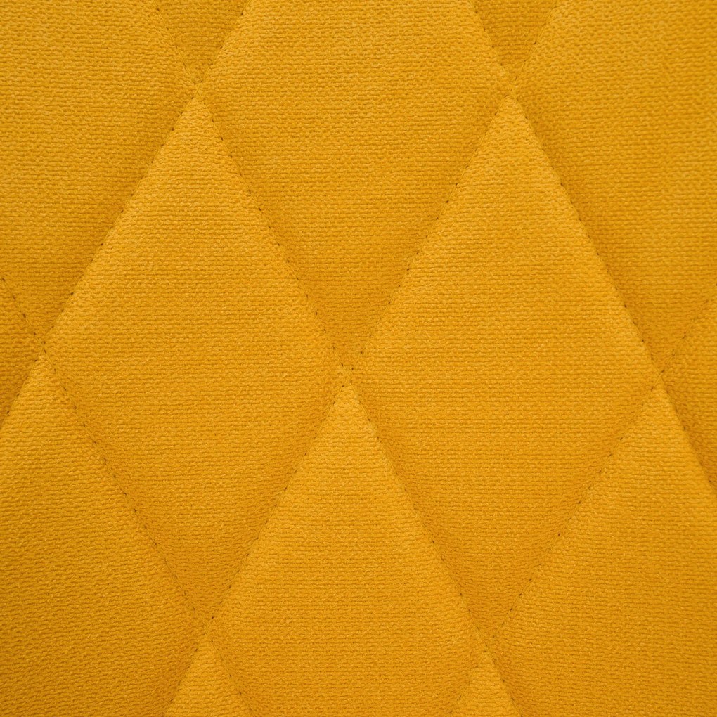 Scaun de birou, material galben/alb, SANTY