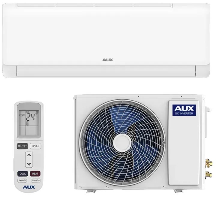 Aer condiționat cu invertor AUX Neo ASW-H12C5A4/QDR3DI-C0, A++, Până la 25 m2, Wi-Fi, Autocurățare, Filtru de vitamina C, Filtru de cărbune activat, Alb