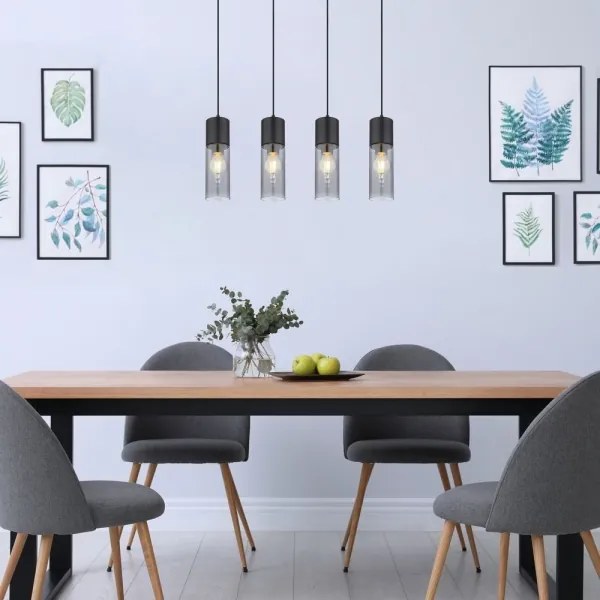 Lustră pe cablu ANNIKA 4xE27/25W/230V Globo 21000-4HB