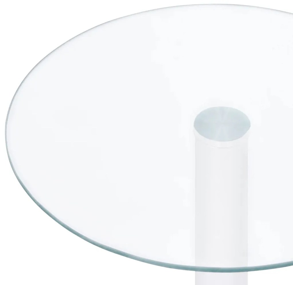 Masuta de cafea, transparent, 40 cm, sticla securizata 1, Transparent