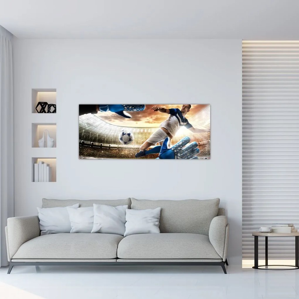 Tablou - Fotbalist (120x50 cm)