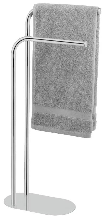 Suport metalic pentru prosoape LEVANTE, înălțime 79 cm