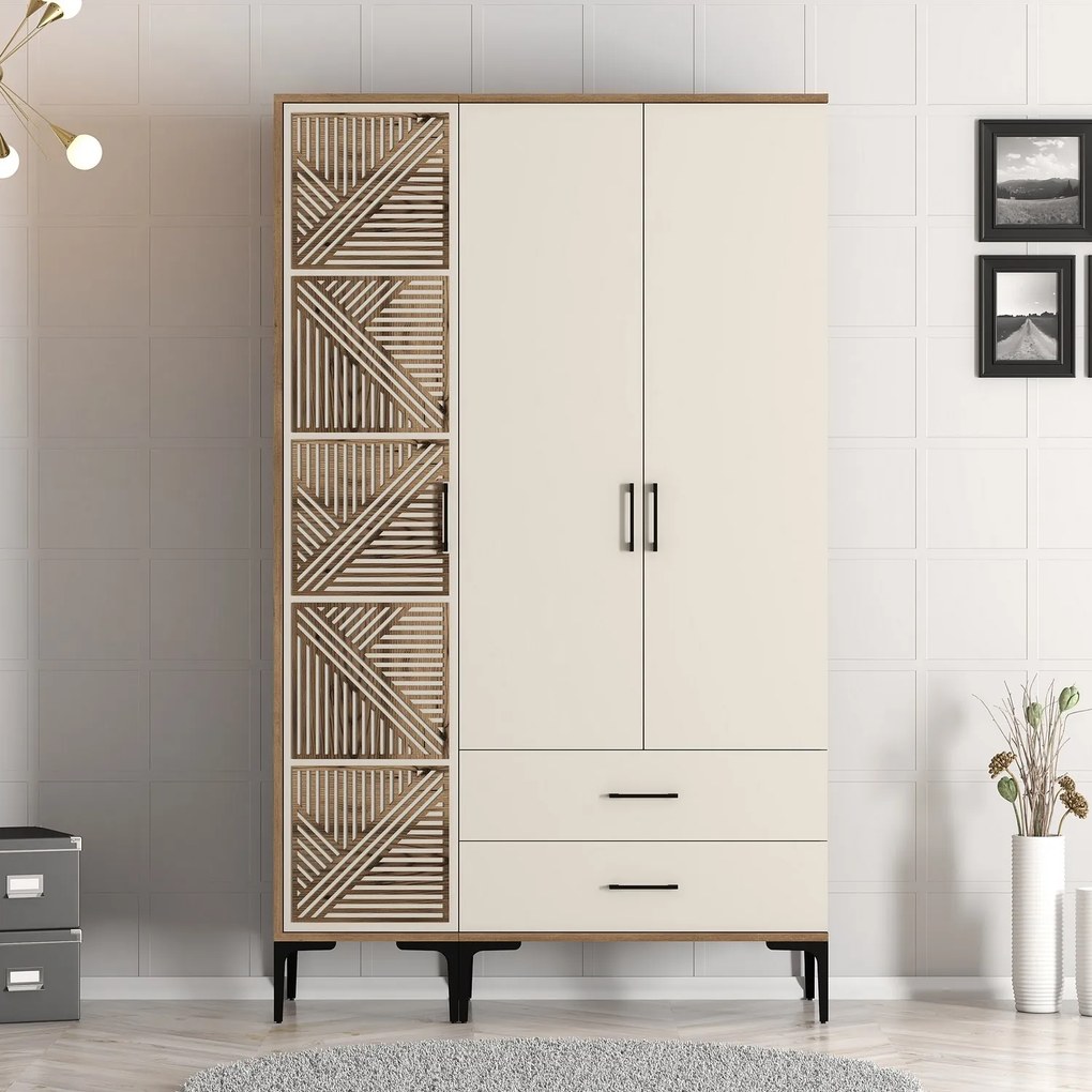 Dulap de haine Kiara PT (Nuc + Crem). 1088434