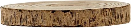 Platou Paulownia din lemn natur 20x2.5 cm