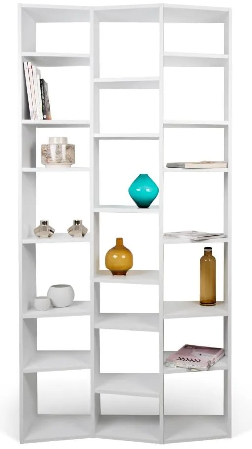 Bibliotecă albă 108x224 cm Valsa – TemaHome