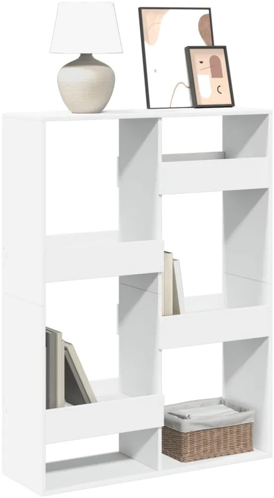 vidaXL Bibliotecă, alb, 100x33x135 cm, lemn prelucrat