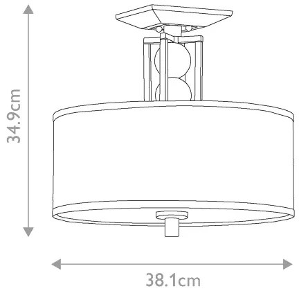 Lustră aplicată CELESTIAL 3xE27/100W/230V Elstead KL-CELESTIAL-SF