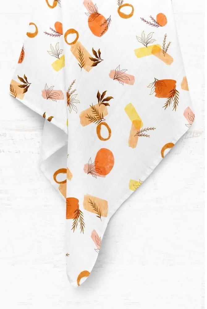 Pătură pentru copii albă din muselină 75x100 cm Rhapsody – Mijolnir