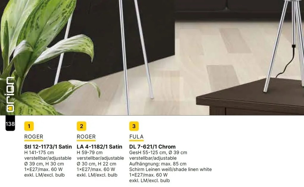Lampadar/Lampa de podea design modern ROGER
