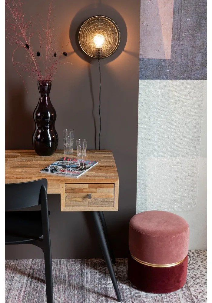 Aplică de perete White Label Lea, negru